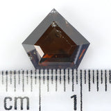 Natural Loose Shield Brown Color Diamond 1.49 CT 7.40 MM Shield Shape Rose Cut Diamond L1661