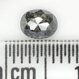 0.37 Ct Natural Loose Diamond, Oval Diamond, Black Diamond, Grey Diamond, Salt and Pepper Diamond, Antique Diamond, Real Diamond, L701
