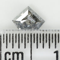 0.28 CT Natural Loose Diamond, Shield Cut Diamond, Salt And Pepper Diamond, Black Diamond, Grey Diamond, Antique Rose Cut Diamond KDL440