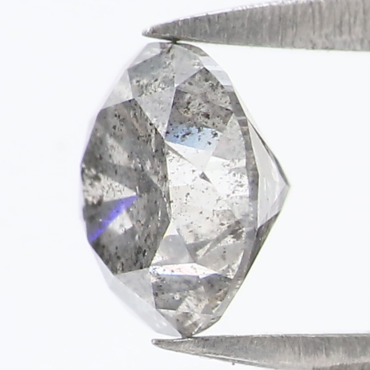 0.71 CT Natural Loose Round Shape Diamond Salt And Pepper Round Cut Diamond 5.50 MM Natural Loose Diamond Round Brilliant Cut Diamond LQ2565