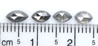 Natural Loose Marquise Salt And Pepper Diamond Black Grey Color 1.16 CT 4.65 MM Marquise Shape Rose Cut Diamond KDL8835