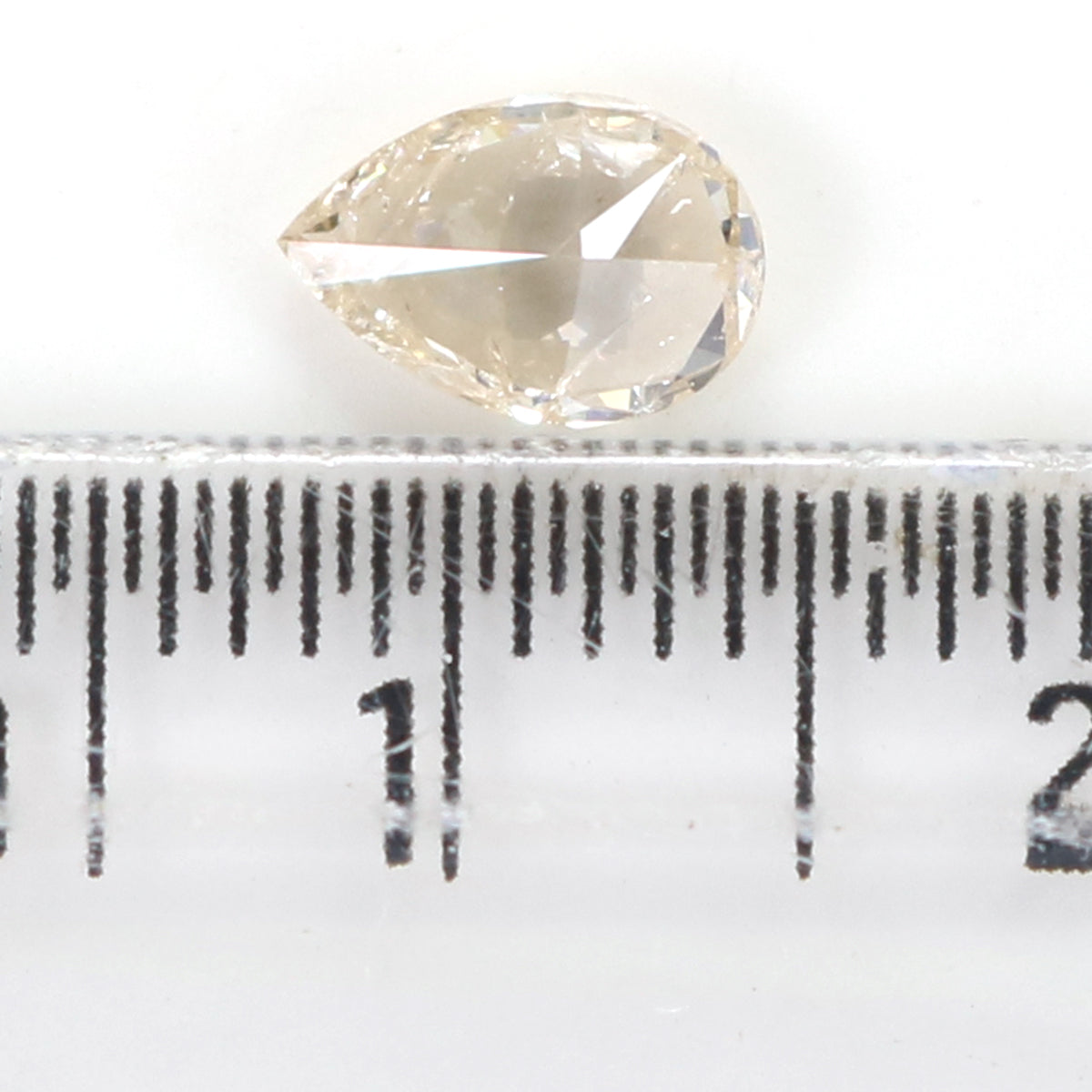 0.57 Ct Natural Loose Pear Shape Diamond Brown Color Pear Cut Diamond 6.95 MM Natural Loose Brown Color Pear Brilliant Cut Diamond LQ1580
