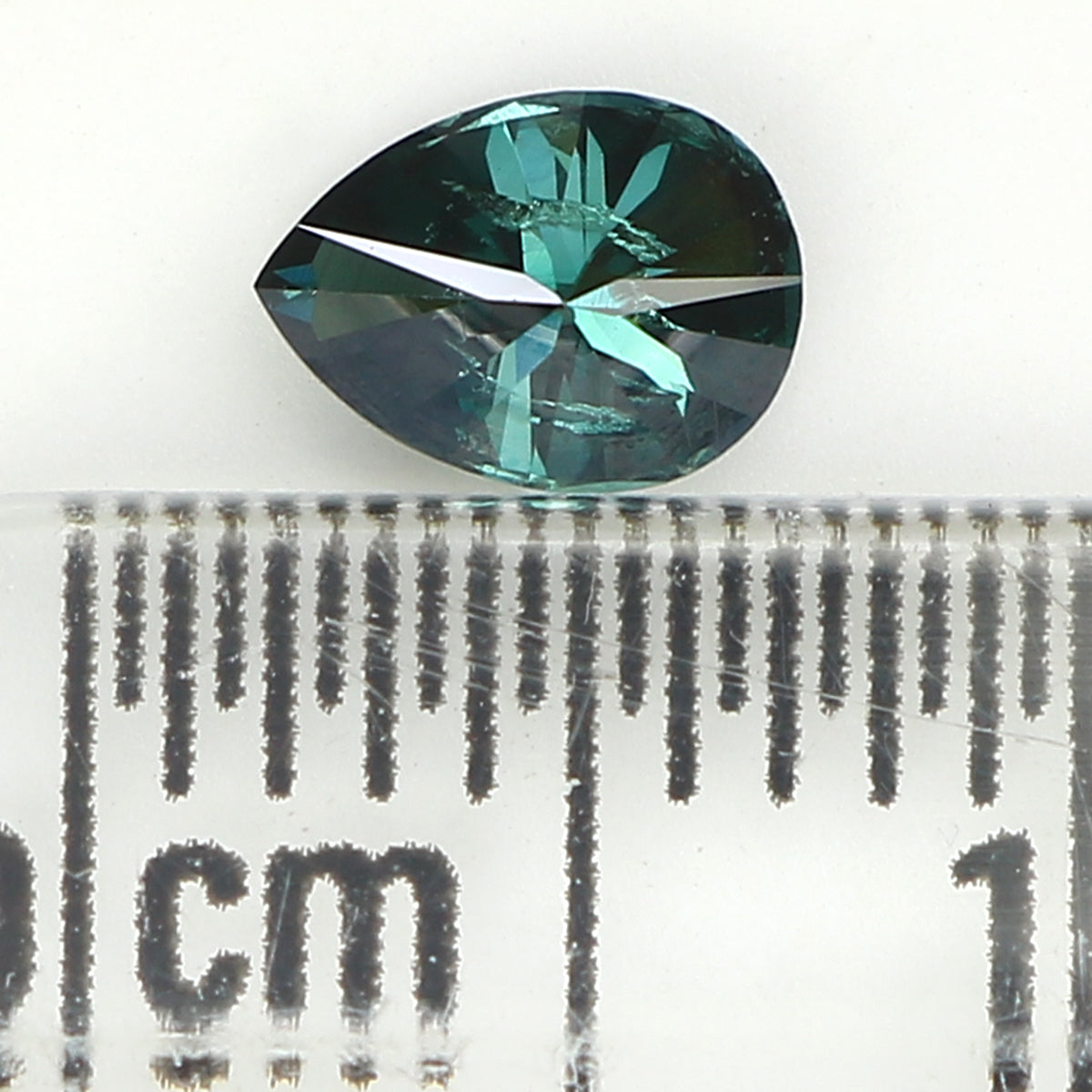 0.40 CT Natural Loose Pear Shape Diamond Blue Color Pear Cut Diamond 5.50 MM Natural Blue Color Diamond Pear Brilliant Cut Diamond LQ924