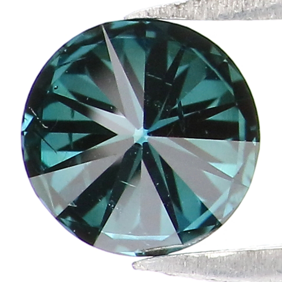 0.53 Ct Natural Loose Round Shape Diamond Blue Color Round Cut Diamond 5.00 MM Natural Loose Blue Diamond Round Brilliant Cut Diamond QL6201