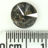 Natural Loose Round Black Brown Color Diamond 1.33 CT 6.80 MM Round Brilliant Cut Diamond L999