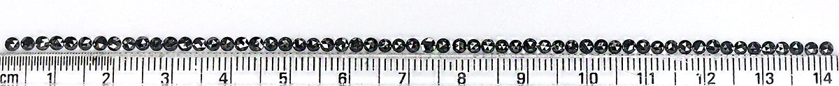 3.27 CT Natural Loose Round Rose Cut Diamond Black Color Round Shape Diamond 2.30 MM Natural Loose Black Color Round Rose Cut Diamond KQ2458