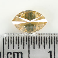 0.60 Ct Natural Loose Diamond, Marquise Diamond, Champion Brown Diamond, Marquise Cut Diamond, Polished Diamond, Rose Cut Diamond L6080