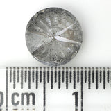 1.96 Ct Natural Loose Diamond, Round Brilliant Cut, Salt Pepper Diamond, Black Diamond, Gray Diamond, Rustic Diamond, Round Cut Diamond KDL891