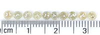 Natural Loose Rose Cut Diamond Grey Color 1.54 CT 2.90 MM Round Rose Cut Shape Diamond KR122