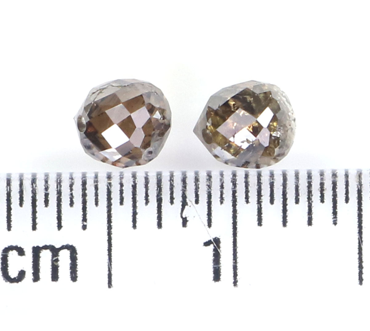 0.86 Ct Natural Loose Briolette Shape Diamond Brown Color Drop Cut Diamond 4.00 MM Natural Loose Diamond Brown Briolette Cut Diamond LQ9990