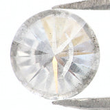 Natural Loose Round Salt And Pepper Diamond Black Grey Color 0.69 CT 5.50 MM Round Brilliant Cut Diamond L482