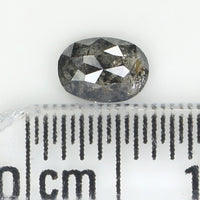 0.34 Ct Natural Loose Diamond, Oval Diamond, Black Diamond, Grey Diamond, Salt and Pepper Diamond, Antique Diamond, Real Diamond L380