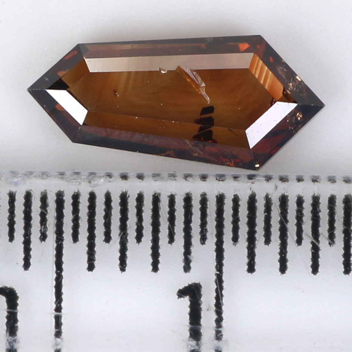 0.68 CT Natural Loose Shield Shape Diamond Brown Color Shield Shape Diamond 9.35 MM Natural Loose Diamond Shield Rose Cut Diamond QL1757