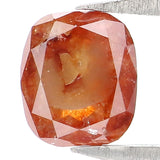 Natural Loose Cushion Brown Color Diamond 0.58 CT 5.40 MM Cushion Shape Rose Cut Diamond KR2501