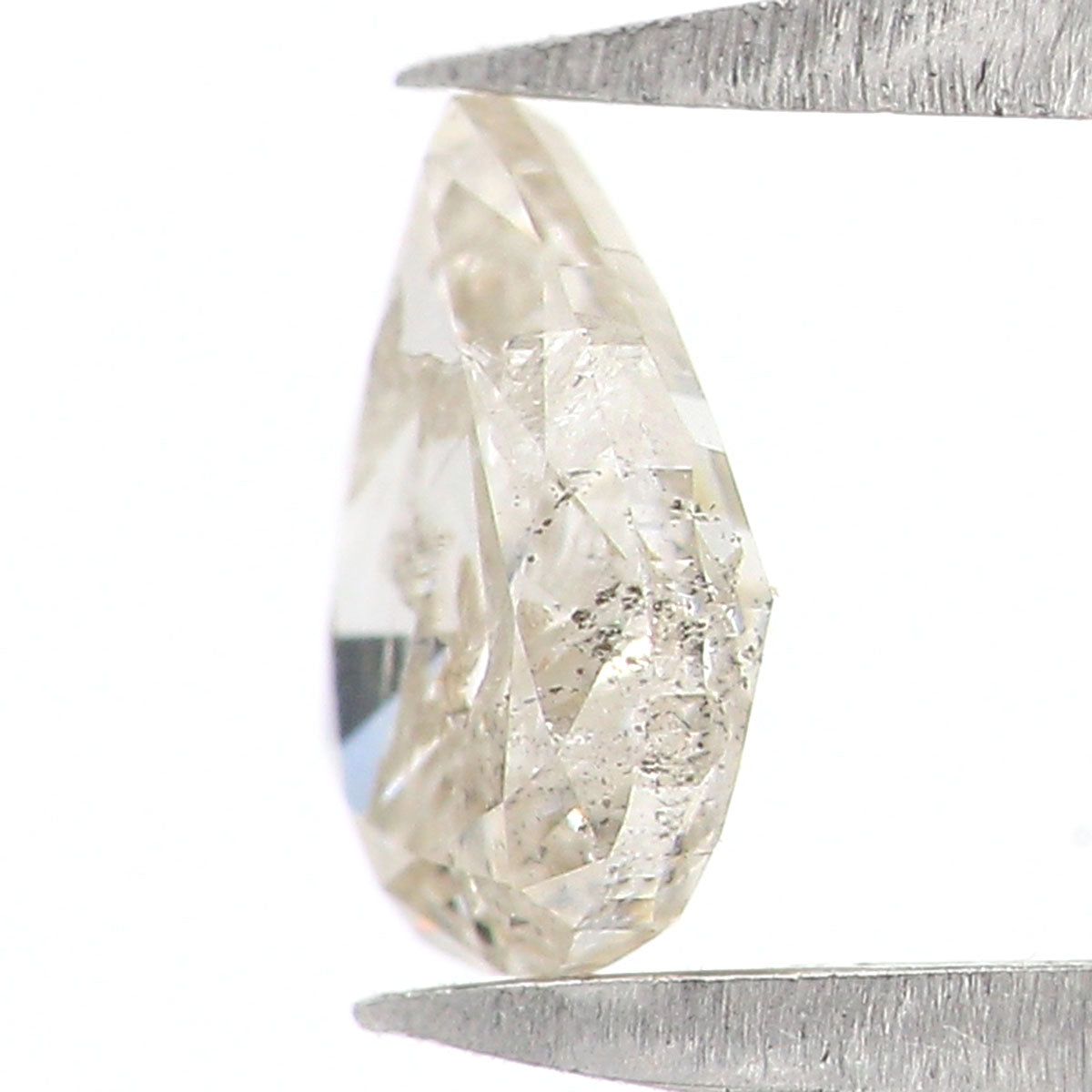 0.43 CT Natural Loose Pear Shape Diamond Grey Color Pear Cut Diamond 5.60 MM Natural Loose Grey Color Pear Brilliant Cut Diamond KQ1009