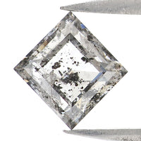 Natural Loose Kite Diamond, Salt And Pepper Kite Diamond, Natural Loose Diamond, Kite Rose Cut Diamond, Kite Cut, 0.96 CT Kite Shape KDL2757