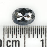 0.51 Ct Natural Loose Diamond, Oval Diamond, Black Diamond, Grey Diamond, Salt and Pepper Diamond, Antique Diamond, Real Diamond, KDK2334