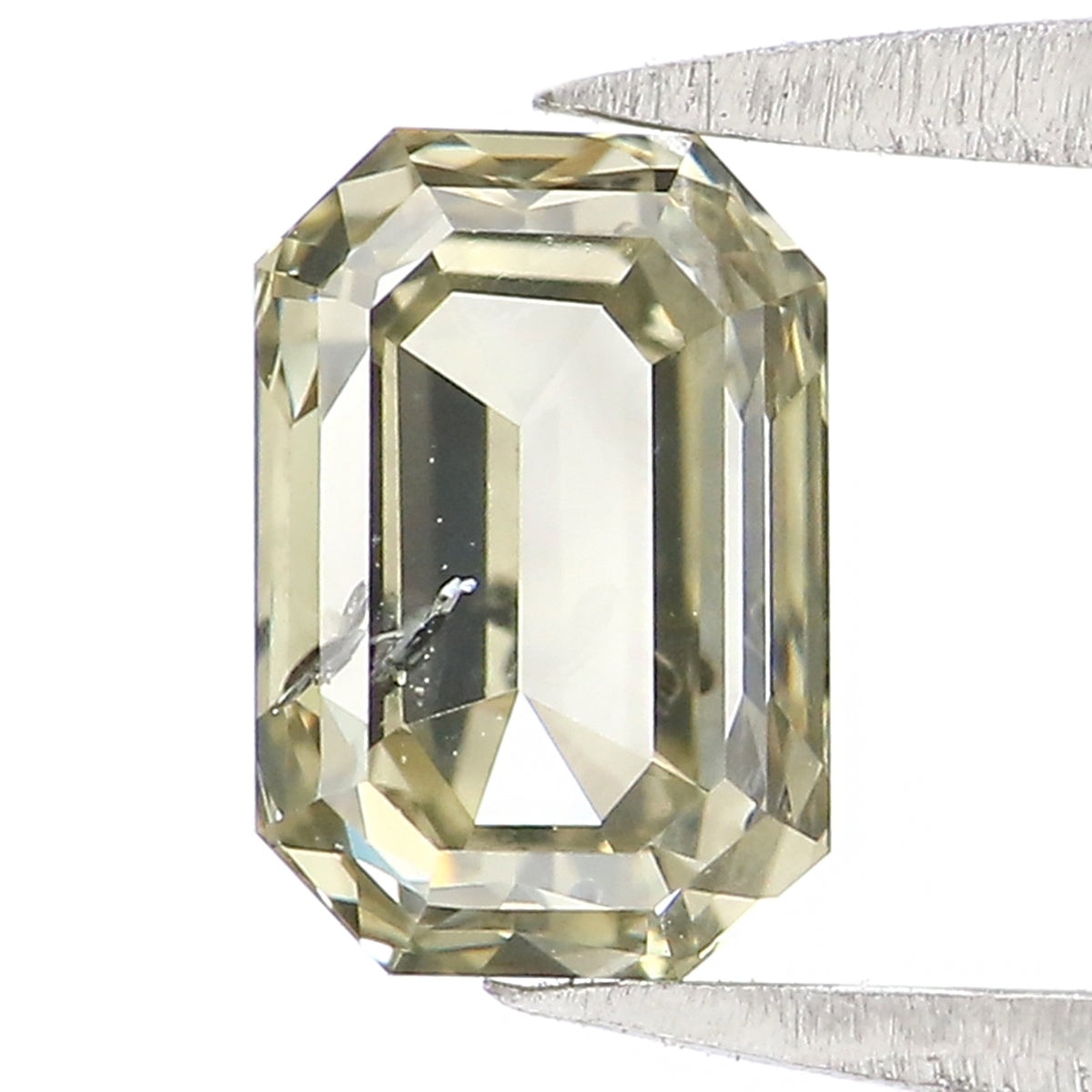 1.17 CT Natural Loose Emerald Shape Diamond White - K Color Emerald Shape Diamond 6.85 MM Natural White - K Emerald Rose Cut Diamond LQ2615
