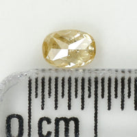 0.19 Ct Natural Loose Diamond, Oval Diamond, Yellow Diamond, Antique Diamond, Oval Cut Diamond, Rustic Diamond, Real Diamond L5333
