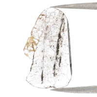 Natural Loose Slice Grey Color Diamond 0.91 CT 15.75 MM Slice Shape Rose Cut Diamond L9774