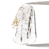 Natural Loose Slice Grey Color Diamond 0.91 CT 15.75 MM Slice Shape Rose Cut Diamond L9774