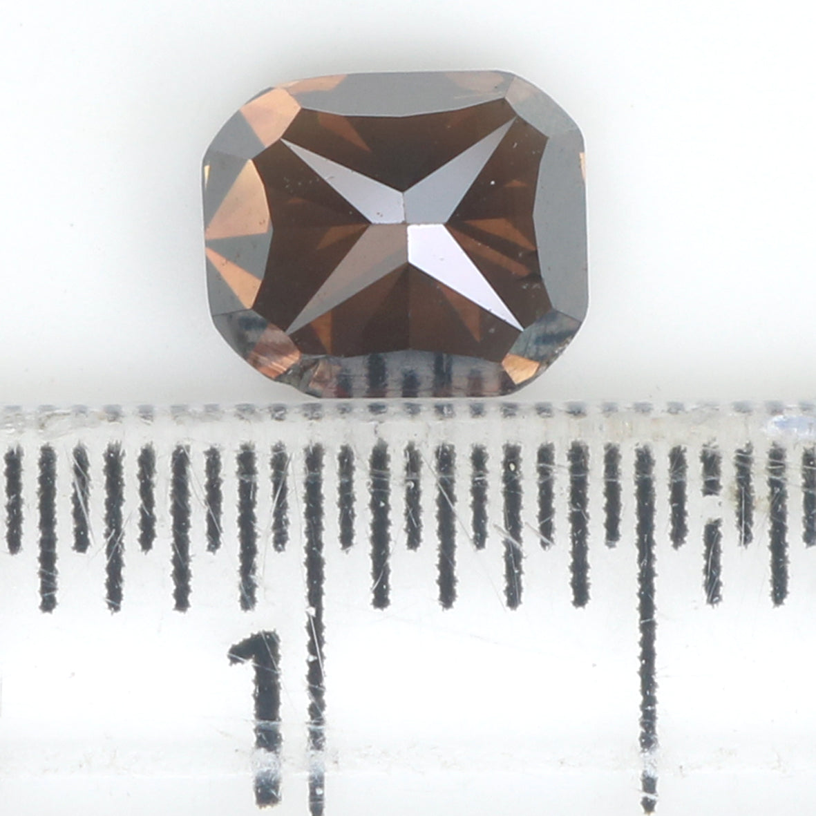 1.05 CT Natural Loose Cushion Shape Diamond Brown Color Cushion Diamond 5.75 MM Natural Brown Diamond Cushion Brilliant Cut Diamond LQ1829