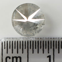 1.06 Ct Natural Loose Diamond, Round Brilliant Cut, Salt And Pepper Diamond, Gray Diamond, Rustic Diamond, Round Cut Diamond L445