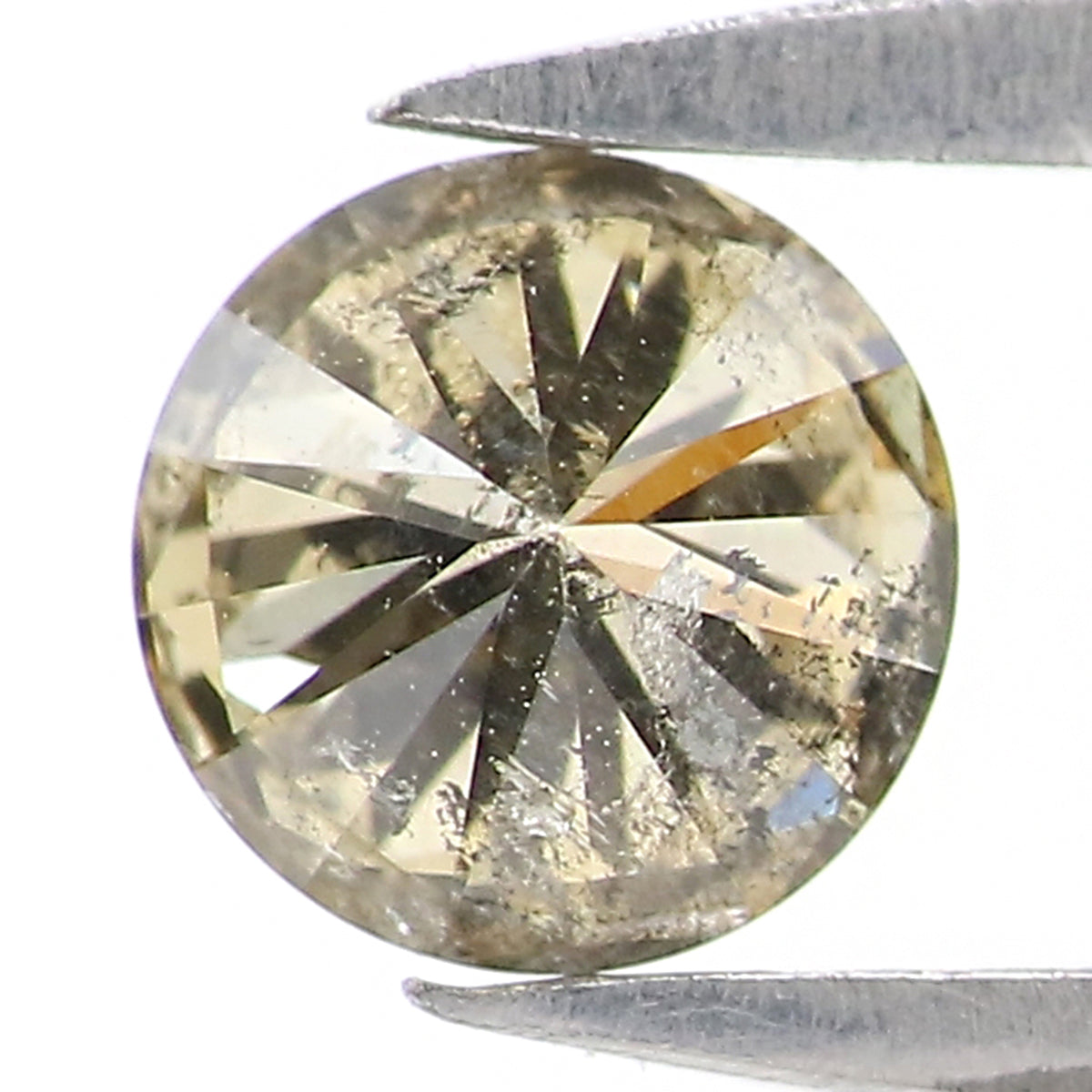 0.36 Ct Natural Loose Round Shape Diamond Light Green Color Round Cut Diamond 4.65 MM Natural Green Color Round Brilliant Cut Diamond KQ2595