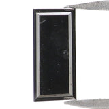 Natural Loose Baguette Black Color Diamond 0.43 CT 7.28 MM Baguette Shape Rose Cut Diamond KR2616