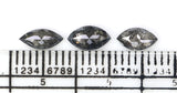 Natural Loose Marquise Salt And Pepper Diamond Black Grey Color 0.97 CT 6.32 MM Marquise Shape Rose Cut Diamond KDL2559