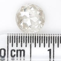 1.13 Ct Natural Loose Diamond, Rose Cut Diamond, Grey Rose Cut, Round Cut Diamond, Rustic Diamond, Round Shape Diamond, L695