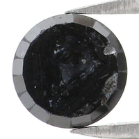 Natural Loose Round Rose Cut Black Color Diamond 1.14 CT 6.10 MM Rose Cut Shape Diamond KR1641
