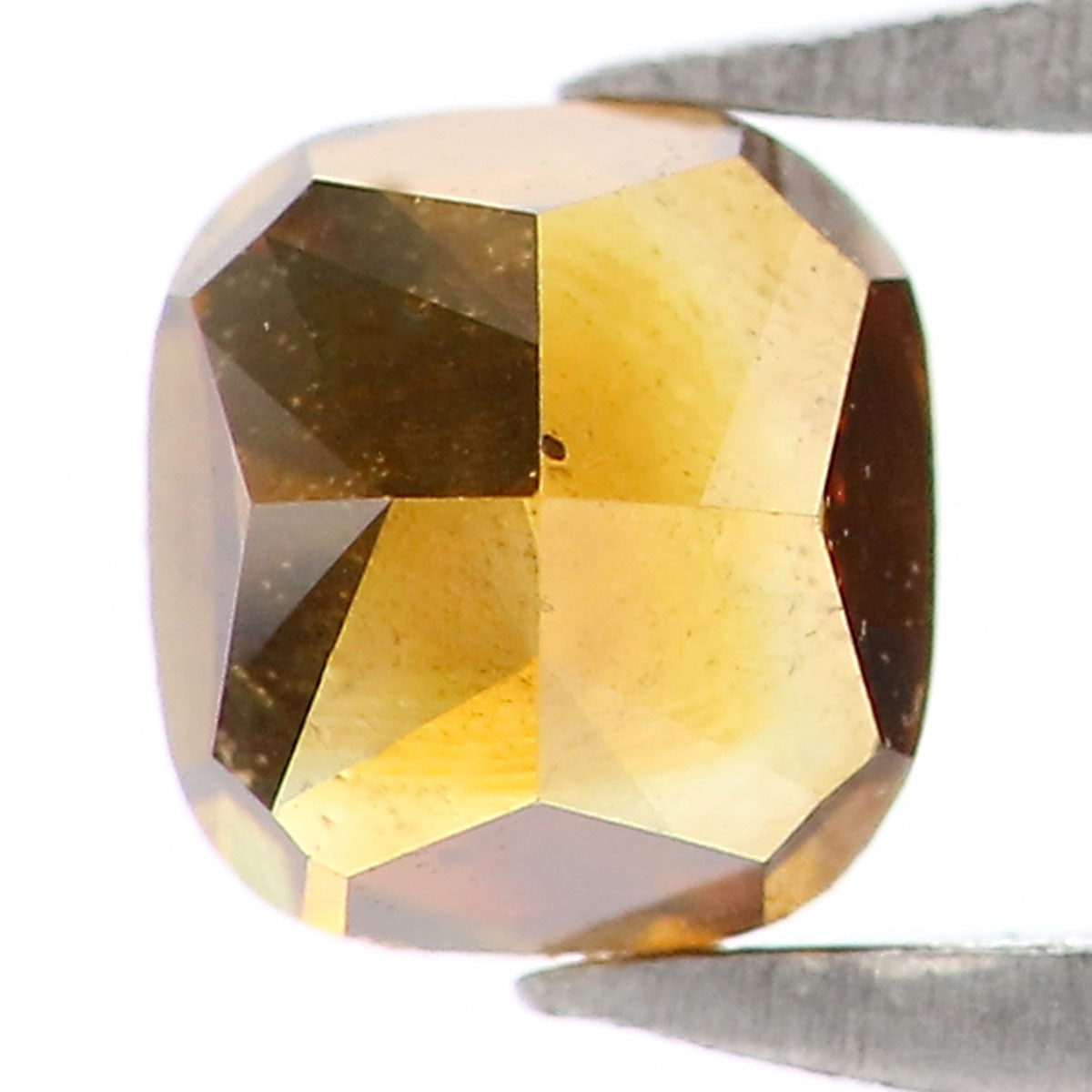 0.34 Ct Natural Loose Cushion Cut Diamond Coffee Brown Color Cushion Diamond 3.65 MM Natural Brown Color Cushion Brilliant Cut Diamond KQ807