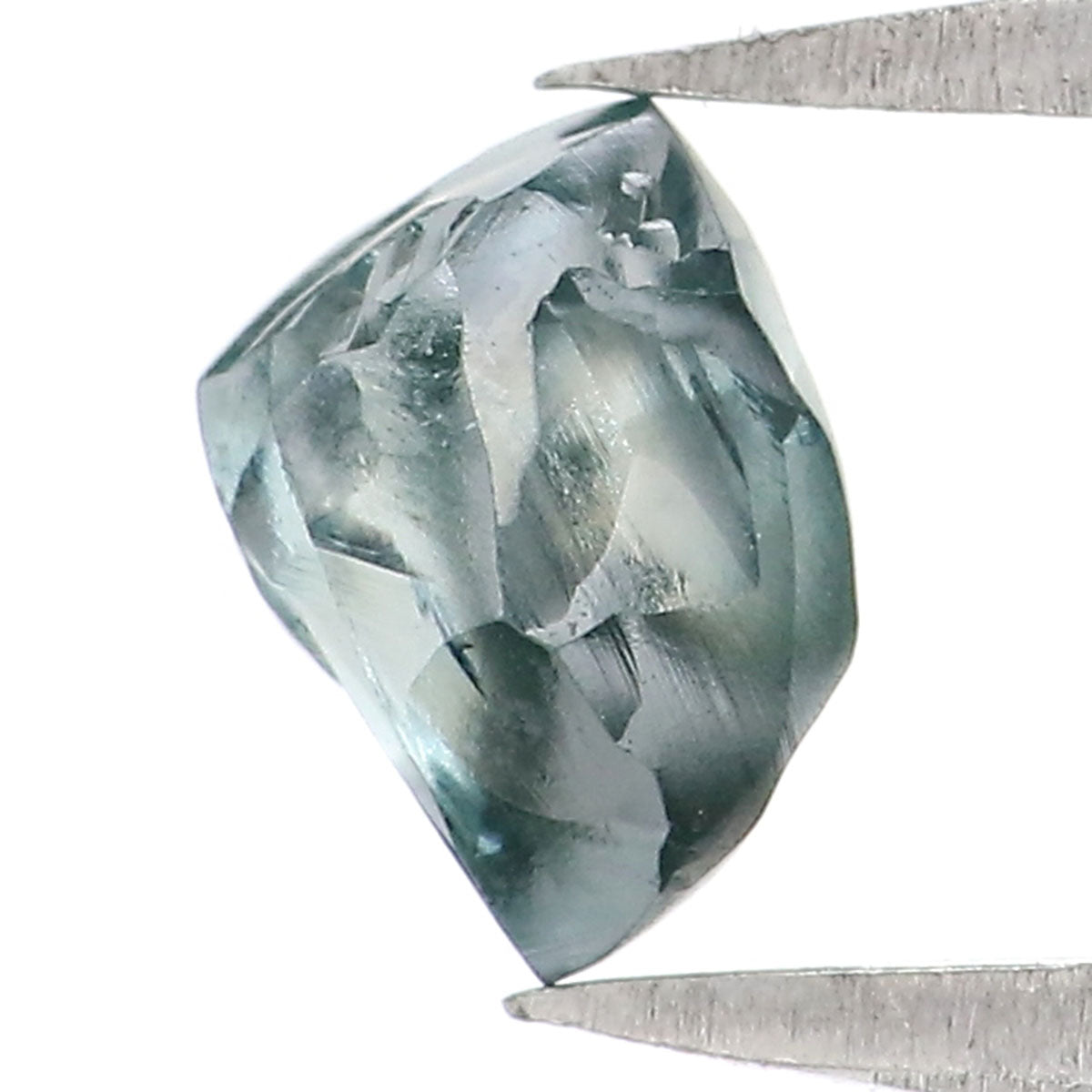 0.82 CT Natural Loose Rough Shape Diamond Blue Color Rough Cut Diamond 6.05 MM Natural Loose Diamond Rough Irregular Cut Diamond KQ2531