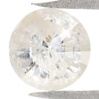 Natural Loose Round White Milky Color Diamond 0.72 CT 5.50 MM Round Shape Brilliant Cut Diamond KR1810
