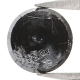 Natural Loose Rose Cut Black Color Diamond 0.94 CT 6.10 MM Round Rose Cut Shape Diamond KR1634