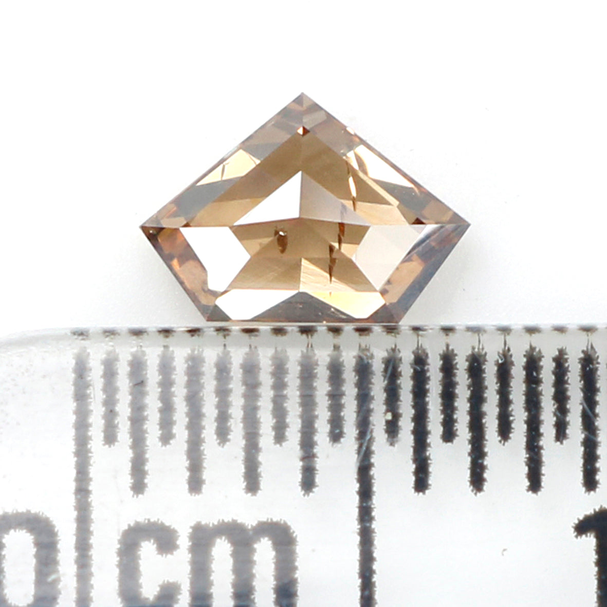 0.39 CT Natural Loose Shield Shape Diamond Brown Color Shield Shape Diamond 4.15 MM Natural Loose Diamond Shield Rose Cut Diamond LQ661