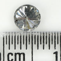 0.47 Ct Natural Loose Diamond, Round Brilliant Cut, Salt Pepper Diamond, Black Diamond, Gray Diamond, Rustic Diamond, Round Diamond L210