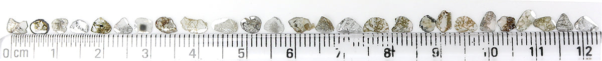 Natural Loose Slice Salt And Pepper Diamond Black Grey Color 2.10 CT 3.30 MM Slice Shape Rose Cut Diamond L1667