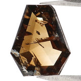 Natural Loose Coffin Diamond Deep Brown Color 1.36 CT 9.00 MM Coffin Shape Rose Cut Diamond L7661
