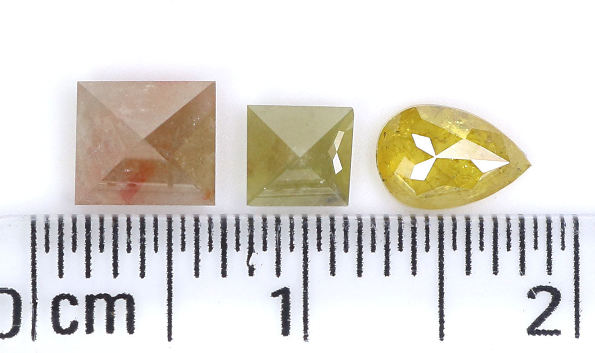 1.36 CT Natural Loose Mix Shape Diamond Mix Color Mix Shape Diamond 3.95 MM Natural Diamond Mix Color Mix Shape Rose Cut Diamond KQ2518