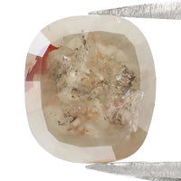 Natural Loose Oval Diamond Grey Color 1.90 CT 8.00 MM Oval Rose Cut Shape Diamond L7824