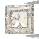 Natural Loose Square Diamond White - H Color 1.05 CT 5.61 MM Square Shape Rose Cut Diamond L2580