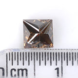 Natural Loose Princess Brown Color Diamond 1.00 CT 5.40 MM Princess Shape Rose Cut Diamond KDL1758
