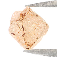Natural Loose Rough Brown Grey Color Diamond 1.14 CT 5.10 MM Rough Shape Rose Cut Diamond KR1259