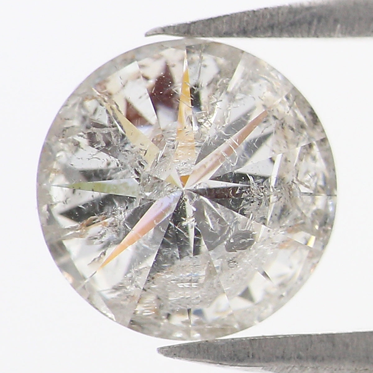 Natural Loose Round Brilliant Cut Diamond White - G Color 1.92 CT 7.40 MM Round Shape Brilliant Cut Diamond KDL2660