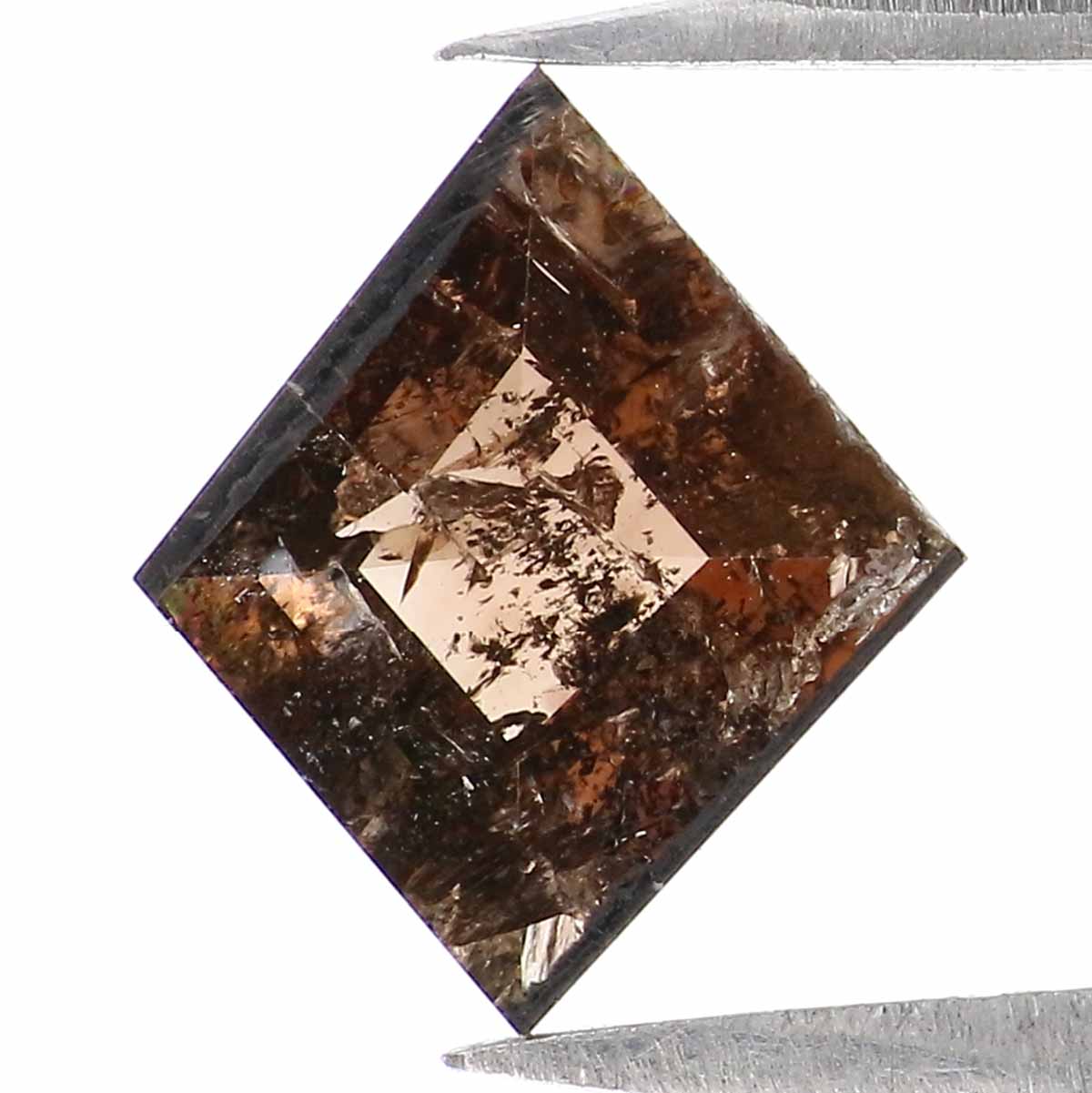 0.90 CT Natural Loose Kite Shape Diamond Brown Color Kite Cut Diamond 6.30 MM Natural Loose Brown Color Diamond Kite Rose Cut Diamond KQ1816