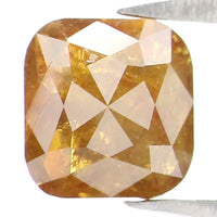Natural Loose Cushion Brown Color Diamond 0.78 CT 5.40 MM Cushion Shape Rose Cut Diamond L334