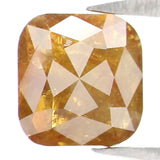 Natural Loose Cushion Brown Color Diamond 0.78 CT 5.40 MM Cushion Shape Rose Cut Diamond L334