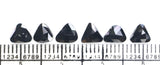 Natural Loose Slice Black Color Diamond 1.18 CT 5.50 MM Slice Shape Rose Cut Diamond L2672